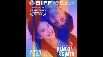 Masuk Seleksi, Film Rangga & Cinta Tayang World Premiere di Busan International Film Festival 2025