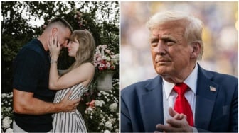 Donald Trump Beri Komentar Mengejutkan Soal Kisah Cinta Taylor Swift dan Travis Kelce