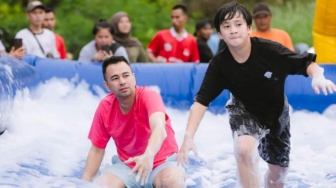 Raffi Ahmad Klarifikasi Usai Dituding Kasar ke Rafathar: Supaya Ada yang Ditakutin