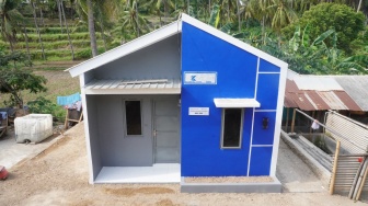 Intip Penampakkan Rumah Modular Tahan Gempa di Cilegon Produksi PT Krakatau Steel