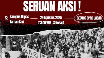 Demo Merembet ke Bandung, Mahasiswa dan Massa Tuntut DPR dan Reformasi Polri