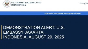 Imbas Demo, Kedubes Amerika Peringatkan Warganya di Jakarta dan Surabaya