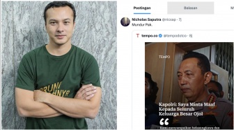 Nicholas Saputra ke Kapolri Listyo Sigit Prabowo: Mundur Pak!