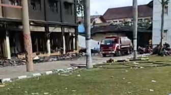 Pasca Ricuh Jogja Memanggil: Kondisi Terkini di Sekitar Polda DIY, Jalanan Dibuka, Aparat Istirahat