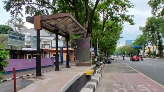 Ini Potret Fasilitas Umum di Kota Solo yang Rusak Usai Demo Anarkis