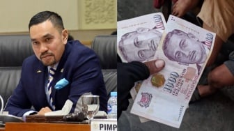 Brankas Ahmad Sahroni Dijarah, Warga Berebut Pecahan Dolar Singapura