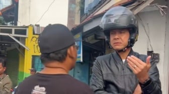 Ganjar Pranowo Tinjau Langsung Kondisi Pasca-Demo Jogja, Tunggangannya Jadi Salah Fokus