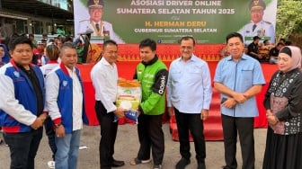 Kolaborasi Bank Sumsel Babel dan Pemprov Sumsel: Bagi-Bagi Beras untuk Driver Online