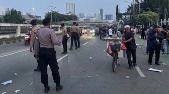 Demo DPR 'Adem Ayem': Mahasiswa Tinggalkan Lokasi, Apa Pesan Mereka?
