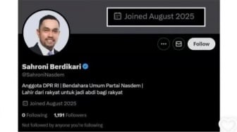 Akun Palsu Sahroni Berdikari Viral, NasDem Tegaskan Bukan Milik Ahmad Sahroni