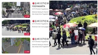 Update Link CCTV Demo Yogyakarta 1 September via YouTube: Lengkap dengan Rute Massa