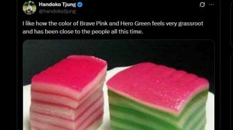 Dari Anime Sampai Kue Lapis: Warna Brave Pink Simbolkan Kreativitas Perlawanan Warganet