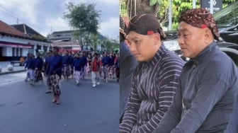 Istimewa! Ini Makna Batik Lurik yang Dipakai Lurah Yogyakarta saat Kawal Demo Mahasiswa