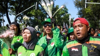 Ojol Gelar Aksi Damai di Monas Minta Terbitkan Perppu, Ada Apa?