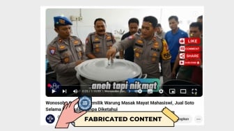 CEK FAKTA: Warung Soto Daging Manusia di Wonosobo, Benarkah?