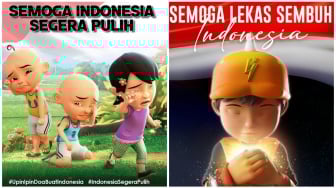 Upin Ipin Doakan Indonesia Agar Pulih, Netizen: Susanti Jangan Pulang, Nanti Dilindas