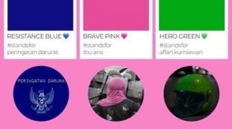 Selain Brave Pink & Resistance Blue, Ini Daftar Warna Simbol Perlawanan Rakyat Seluruh Dunia