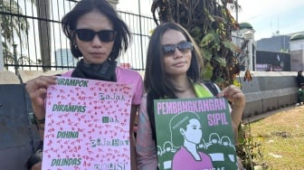 Tinggalkan 'Jejak' Perlawanan, Aliansi Perempuan Tuntut Penghentian Kekerasan Negara