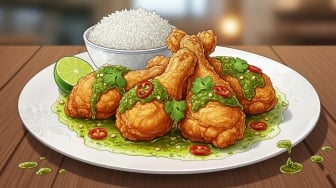 Resep Ayam Goreng Cabe Ijo, Cocok untuk Menu Harian
