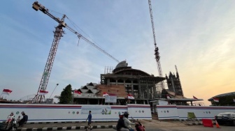 Bogor Bangun Masjid Raya: Ada Menara Pandang 99 Meter, Payung Madinah, hingga Potongan Kiswah Ka'bah