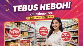 Promo Tebus Heboh Indomaret: Belanja Rp50.000, Bawa Pulang Produk Pilihan Mulai Rp5.000 Aja!