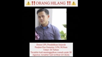 Dosen UPI Faujian Esa Gumelar Hilang Misterius, Pamit ke Kampus Tapi Motor Ditemukan di Lembang