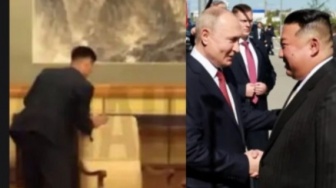 Viral Jejak Kim Jong Un Dihapus Usai Bertemu Putin di China, Bawa Toilet ke Luar Negeri!