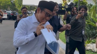 Terakhir Hadir, Cak Imin Lari-larian di Istana Sebelum Menghadap Prabowo