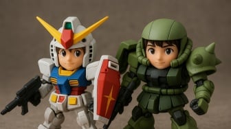 Benarkah Miniatur Bandai Bisa Jadi Alat Meditasi Modern? Viral Bikin Miniatur Pakai AI!