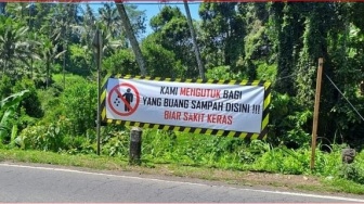 Buang Sampah Sembarangan di Sini Bisa Terancam Kena Kutukan Dan Sakit Parah