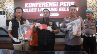 Buron Setahun, Perampok di Lampung Selatan Dicokok Polisi di Rumahnya