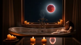 Ibu Hamil Harus Mandi saat Gerhana Bulan Total 'Blood Moon'? Ini Faktanya