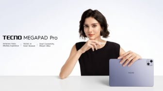 Tecno Luncurkan Megapad Pro, Tablet Berbasis AI untuk Pelajar dan Mahasiswa