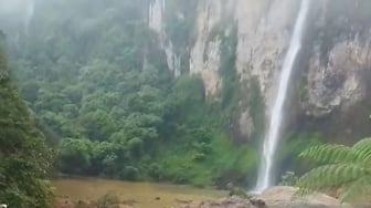 Surga Tersembunyi Cianjur Hilang Ditelan Longsor, Curug Ngebul Ditutup Total