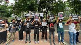 Geruduk Komnas HAM, KASUM Tuntut Pembunuhan Munir Ditetapkan Sebagai Pelanggaran HAM Berat!