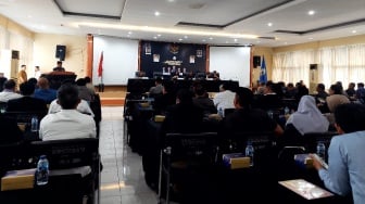 Begini Kondisi Ruang Rapat Sementara Anggota DPRD Sulsel
