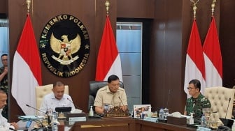 Menhan Sjafrie Sjamsoeddin Resmi Rangkap Menkopolkam Ad Interim, Langsung Ambil Komando