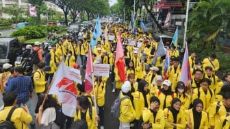 Mahasiswa UI Kembali 'Kepung' DPR, Tagih Janji Realisasi 17+8 Tuntutan Rakyat