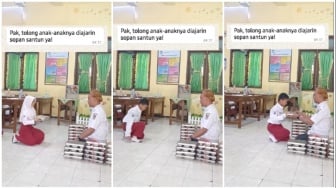 Jawab Keluhan Soal Adab, Guru Minta Siswa Ambil MBG Sambil Berjalan Jongkok