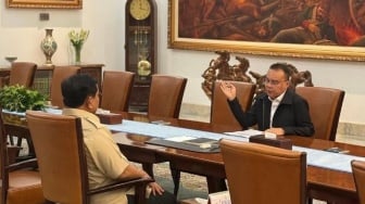 Dasco Sambangi Prabowo di Istana, Lapor Perkembangan Terkini di Tanah Air hingga Keputusan DPR