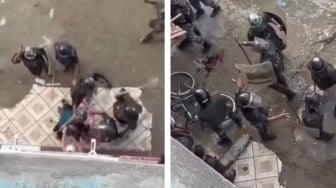 Brutalitas Polisi Nepal Urai Massa Demo, Perempuan Ikut Dihajar saat Berusaha Melerai Temannya