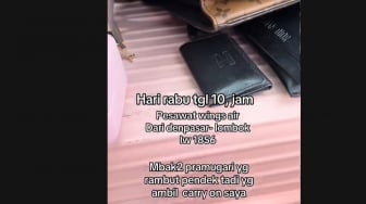 Emas & Ribuan Dollar Lenyap di Pesawat Wings Air Viral, Pramugari Dituduh Jadi Pelaku