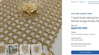 Daftar Aset Emas Lelang KPK: Ini Cara Daftar Lelang Online dan Ikut Bidding