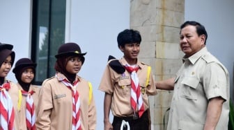 Kunjungi Sekolah Rakyat, Prabowo Nostalgia Zaman Akmil: Saya Dulu Satu Kamar 60 Orang