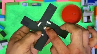 Viral di Anak SD! Tutorial Bikin Gasing Penghapus Pemadam Berputar Kencang dan Lama