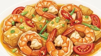 Cara Membuat Udang Tahu Saus Mentega yang Gurih dan Lezat