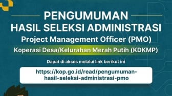 Link Pengumuman Seleksi Administrasi PMO Kemenkop 2025 dan Jadwal Terbaru Cek di Sini!