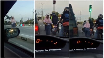 Pengemis di Madiun Ngamuk, Toyor Kepala Pengendara Motor Gara-gara Ini