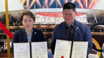 NOC Indonesia Gandeng NOC Jepang Demi Komitmen Strategis Pengembangan Prestasi Olahraga