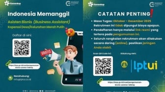 Cara Daftar Jadi Asisten Bisnis Koperasi Merah Putih Kemenkop, Segini Gajinya!